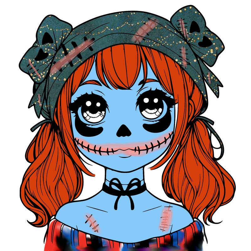 realistic girl halloween