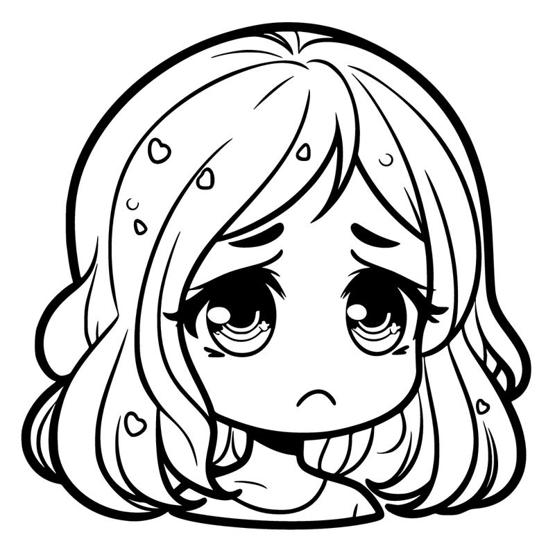 sad girl face