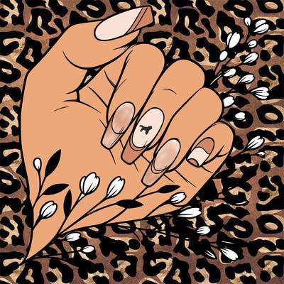 nails with french tip