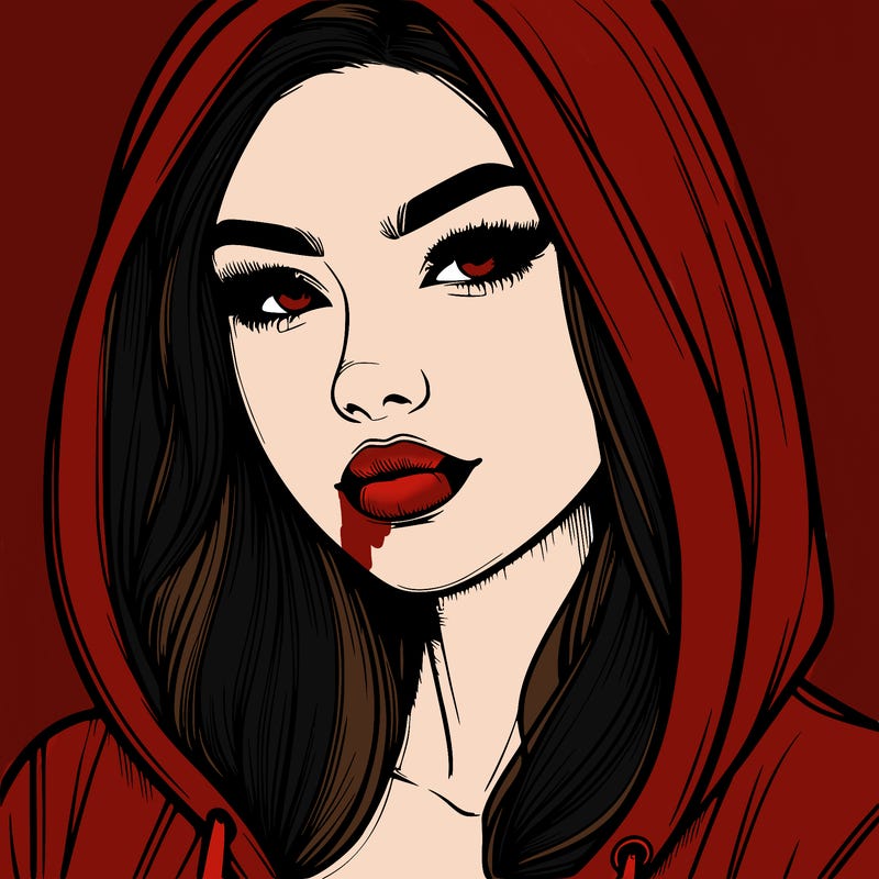 realistic beautiful woman with hoodie