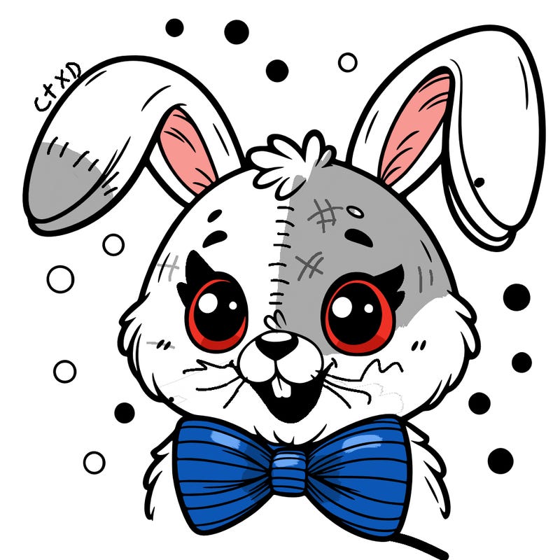 rabbit in bowtie