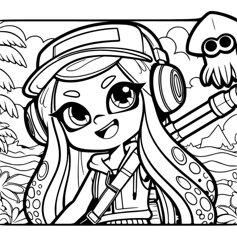 a squid game girl.