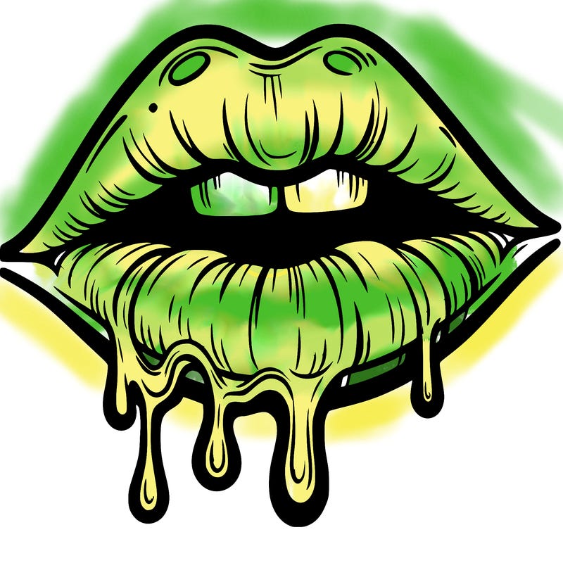 lips that look realistic and drip