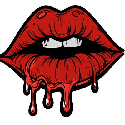 lips that look realistic and drip