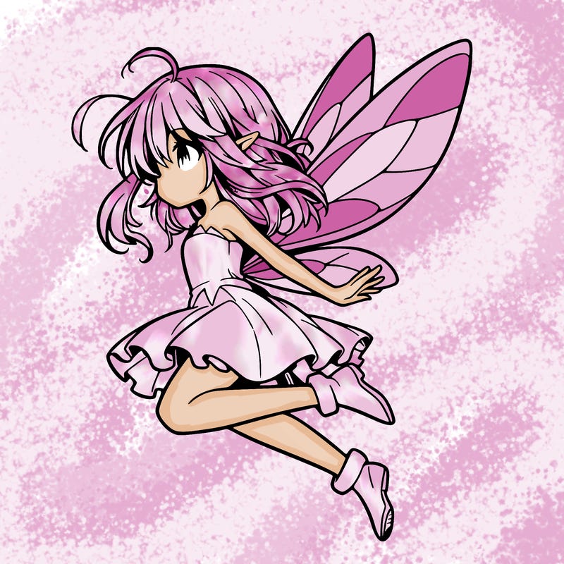 manga fairy flying