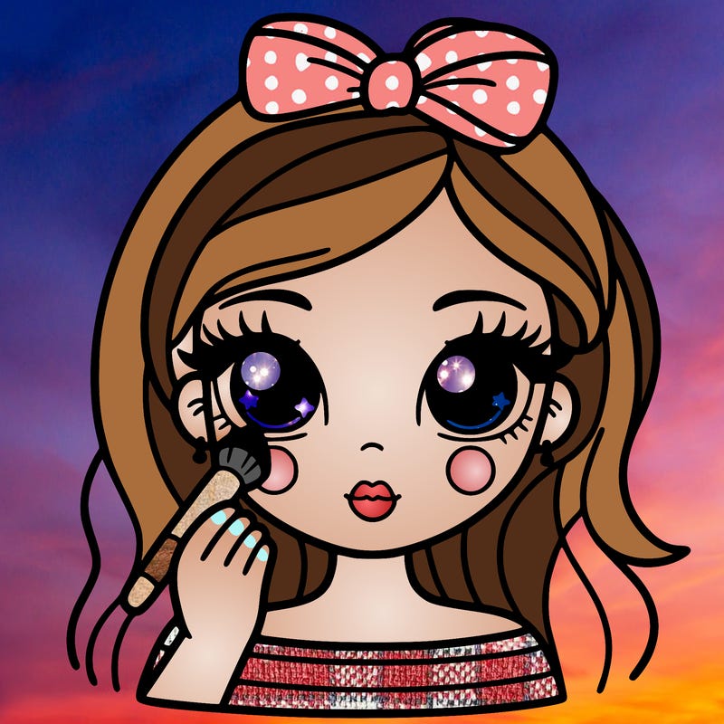 girl with makeup