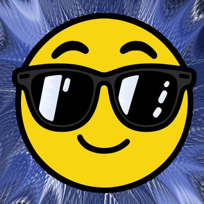 emoji with sunglasses