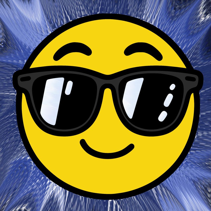 emoji with sunglasses