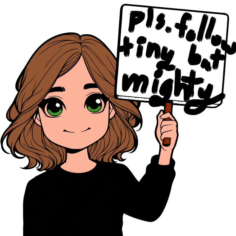 realistic girl holding up a sign