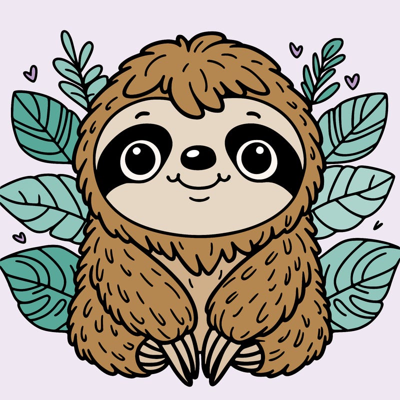 cute sloth