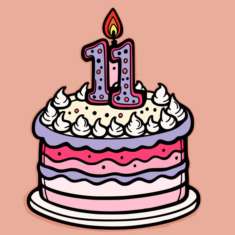 birthday cake for 11 year old girl