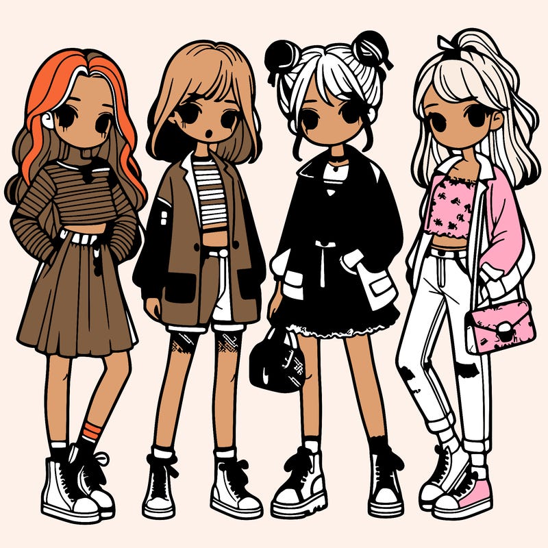 girls with fashion