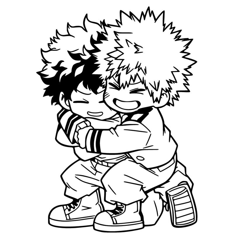 bakudeku hug