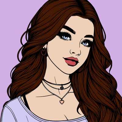 detailed realistic girl