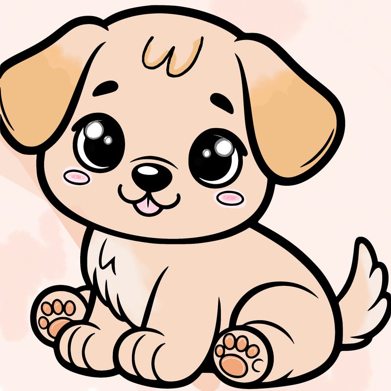 a cute puppy
