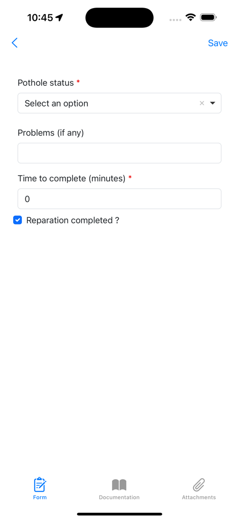 Rasters Navigation - Rasters Navigation interface for pothole status and repair reporting