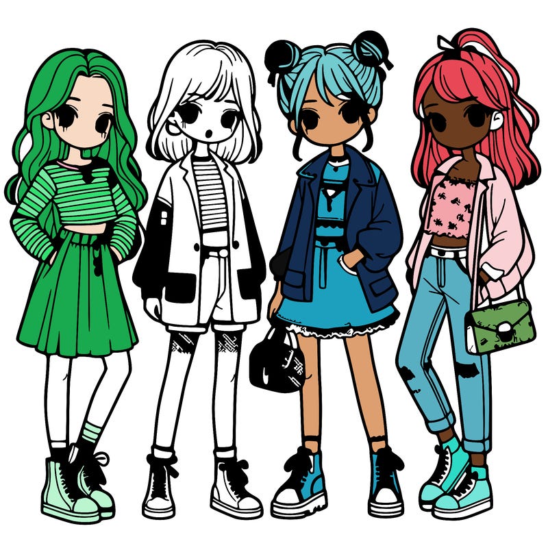 girls with fashion