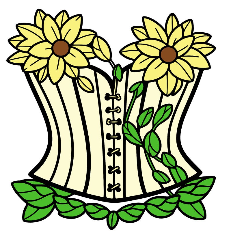 flower corset