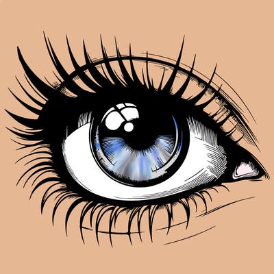 realistic eye