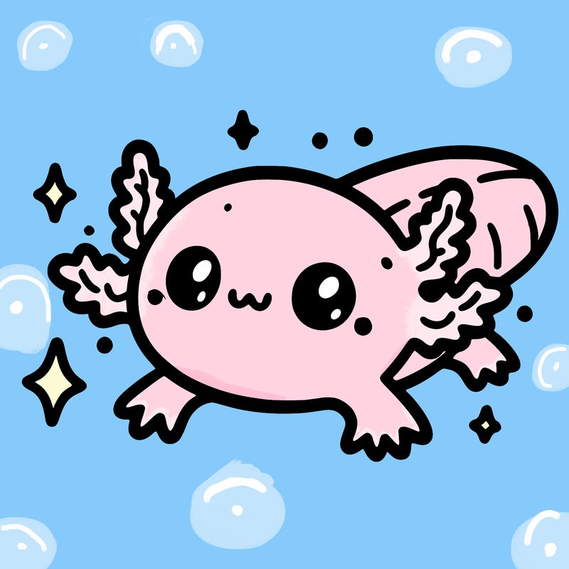 cute axolotl