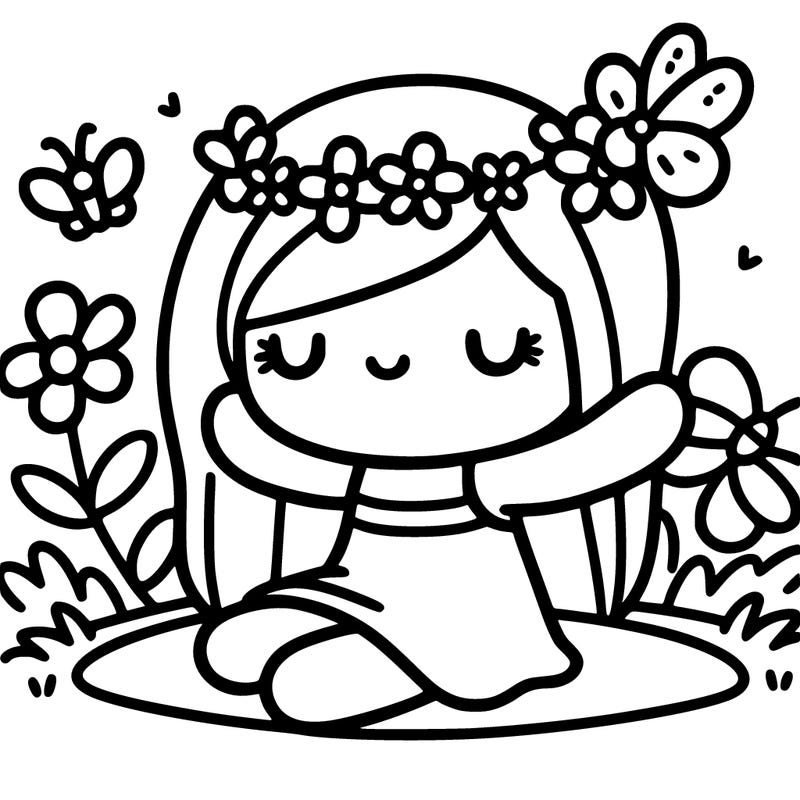 something very easy to colour but also cute