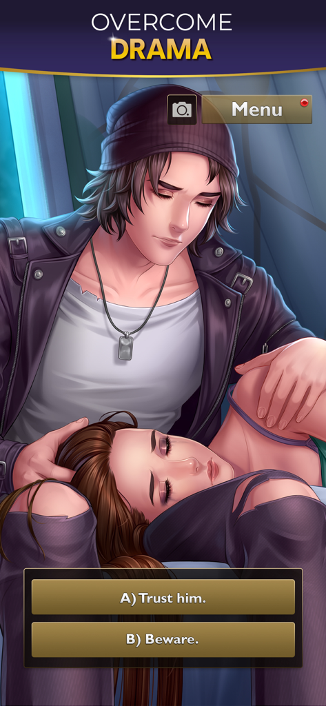 Is It Love? Gabriel - Journeys - A romantic scene with interactive choices Trust him or Beware in the game Is It Love Gabriel