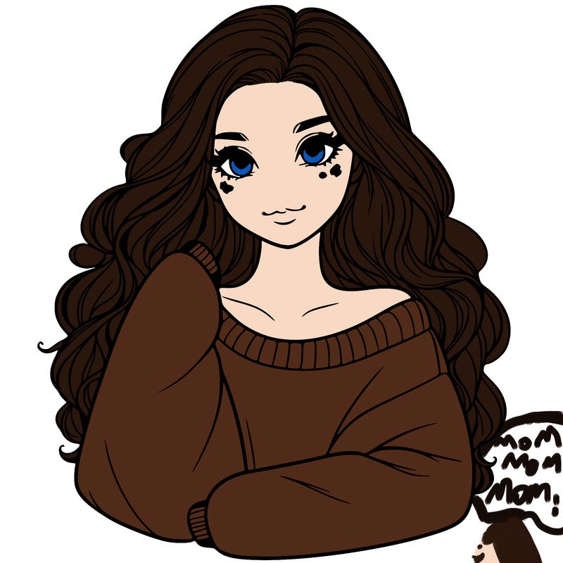 a beautiful girl in a big sweatshirt