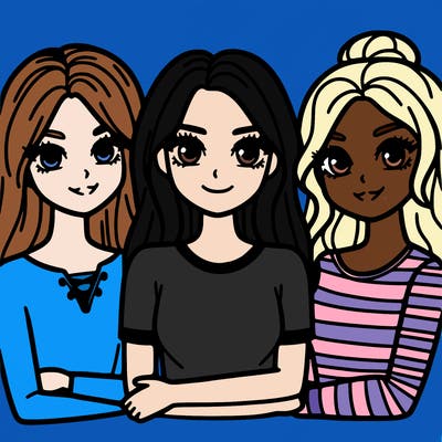 3 girl best friends