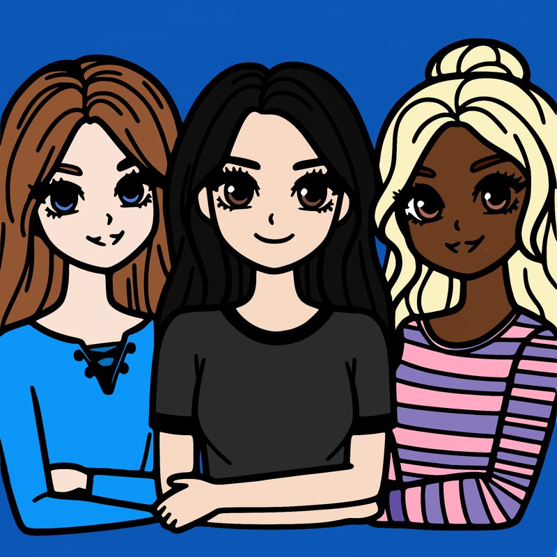 3 girl best friends
