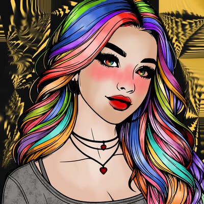 detailed realistic girl