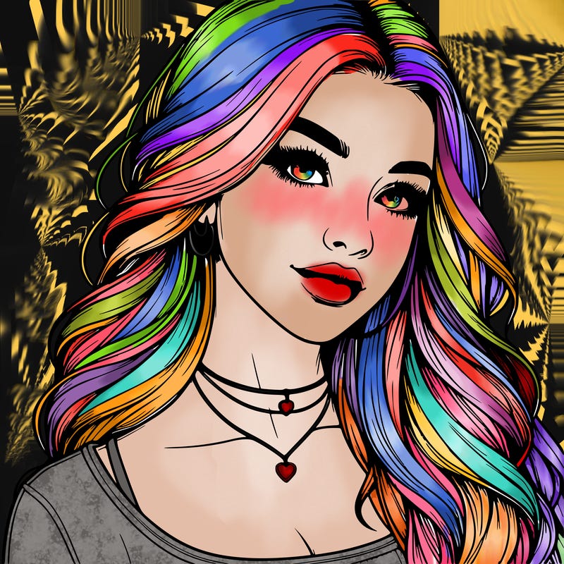 detailed realistic girl