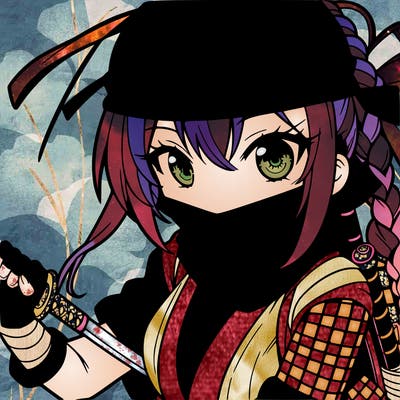 manga girl ninja