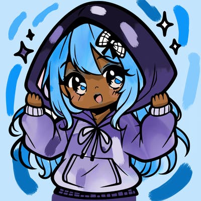 cute anime girl hoodie