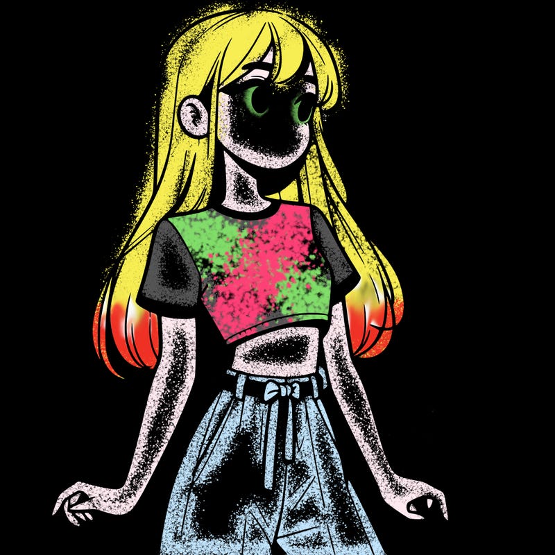 girl in a cute crop top