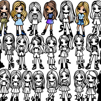 many girls