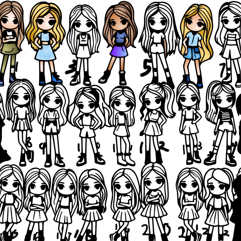 many girls