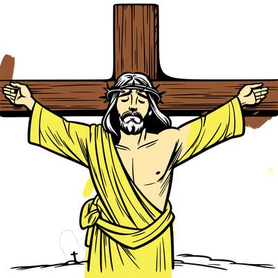 jesus on the cross
