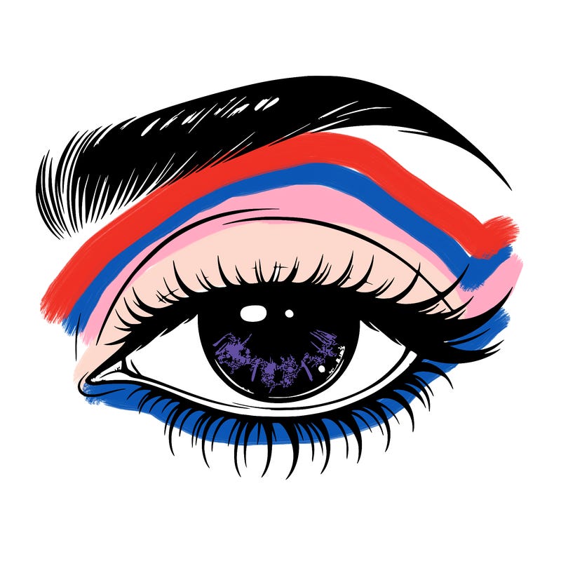 eye closed realistic