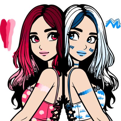 a realistic girl split