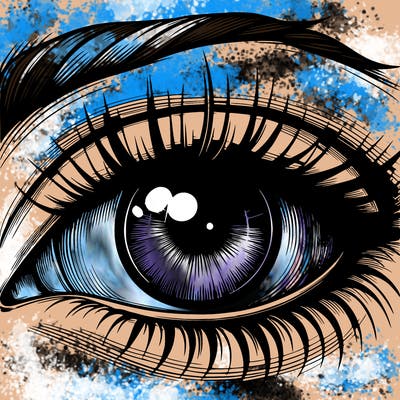 realistic eye