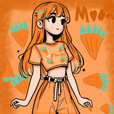 girl in a cute crop top