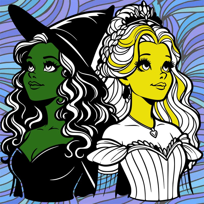 'elphaba and glinda (realistic)