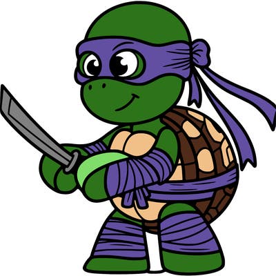 a ninja turtle