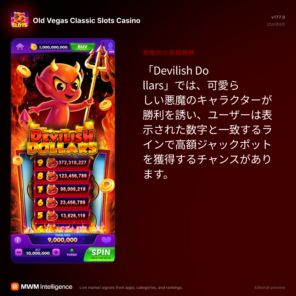 Old Vegas Slots: Casino Games - ゲームアプリ | MWM