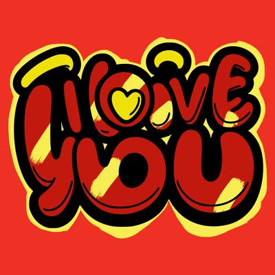 word i love you