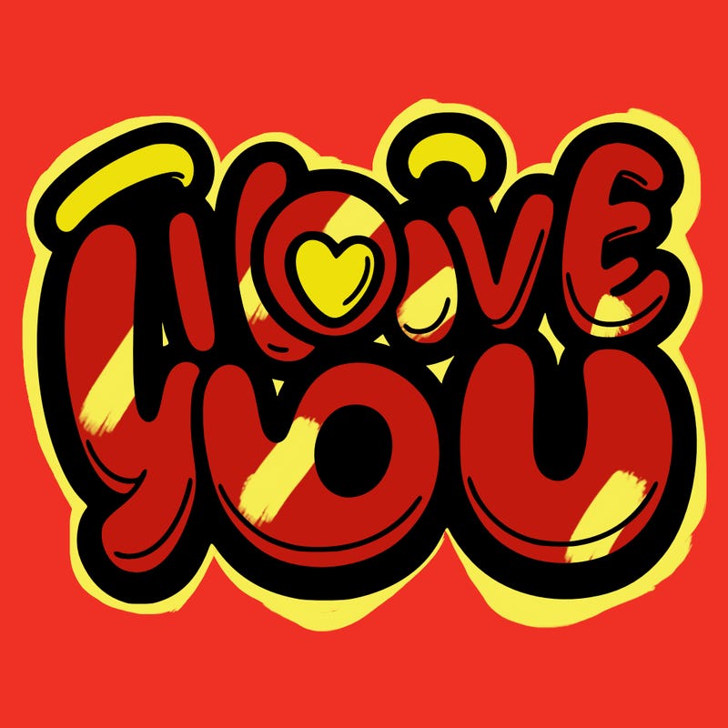 word i love you