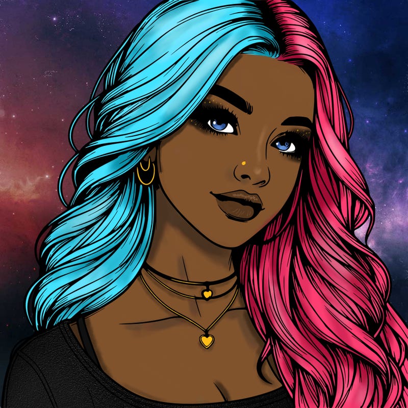 detailed realistic girl