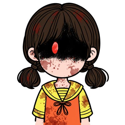 girl with no face