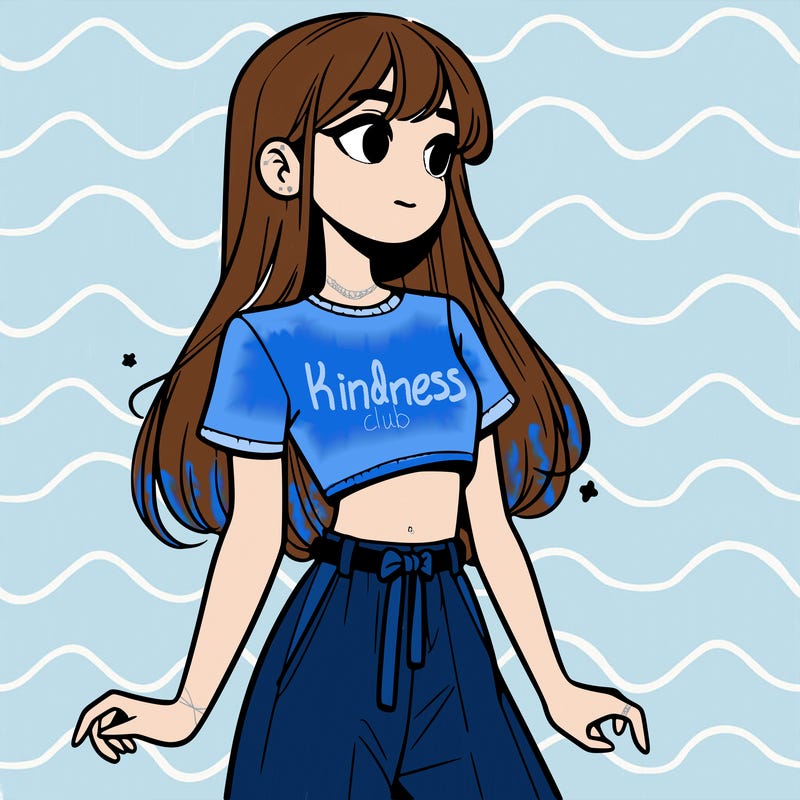 girl in a cute crop top