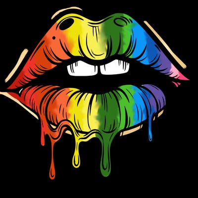 lips that look realistic and drip